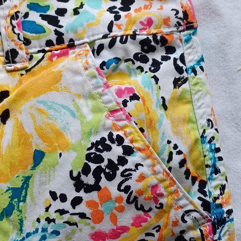Christopher & Banks Floral Skort Skirt Size 4 - Picture 5 of 10